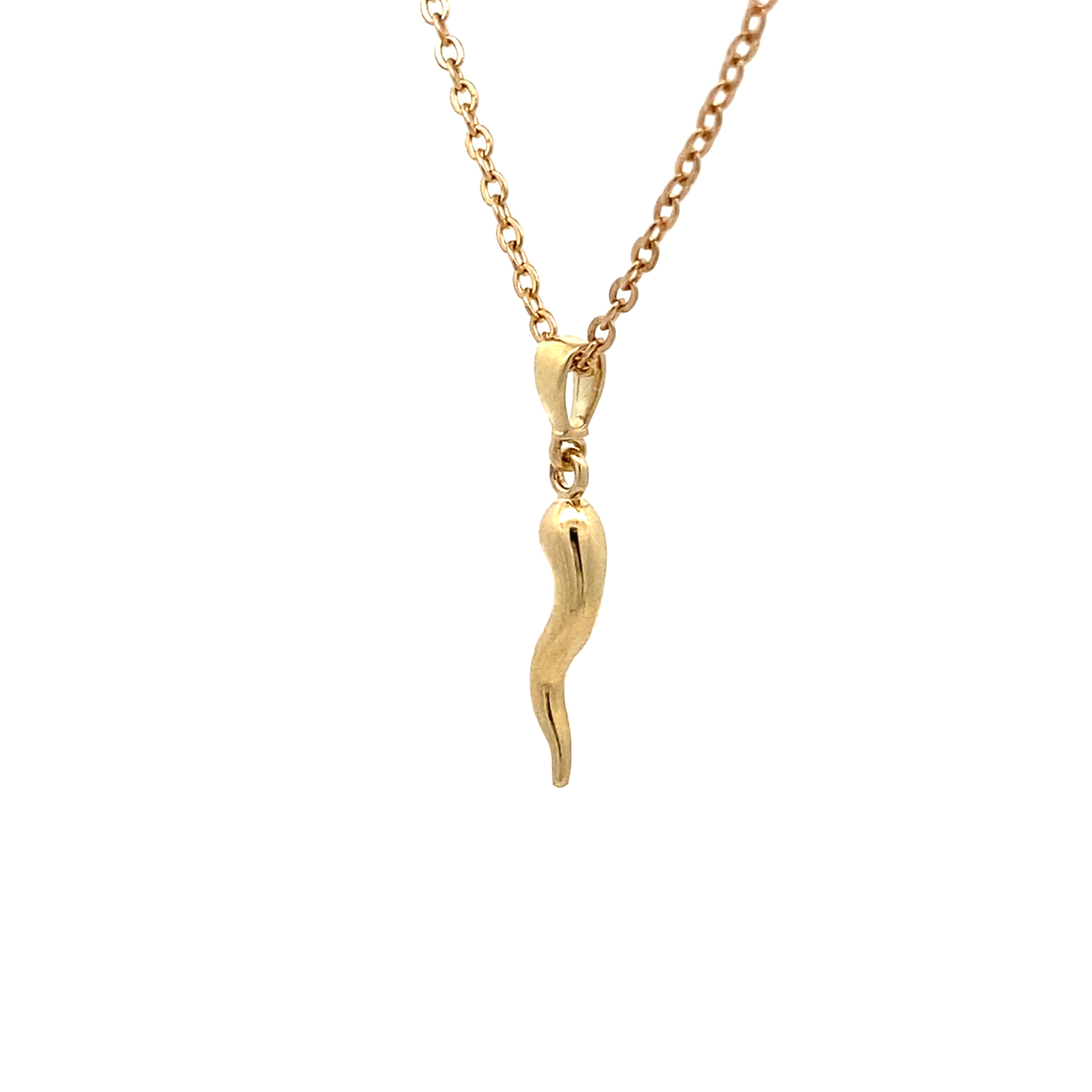 9ct Yellow Gold Horn of Plenty Pendant (Small)