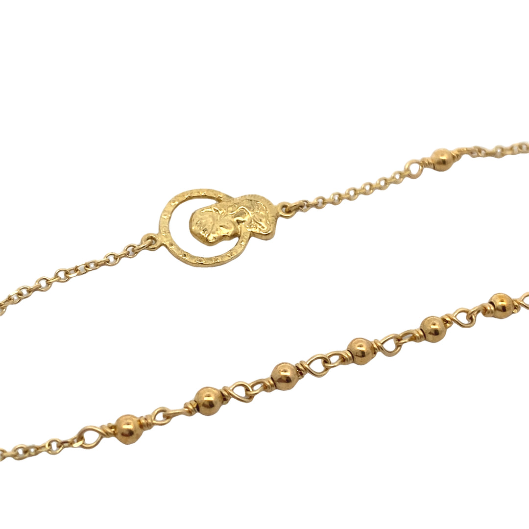 9ct Gold Rosary Bracelet