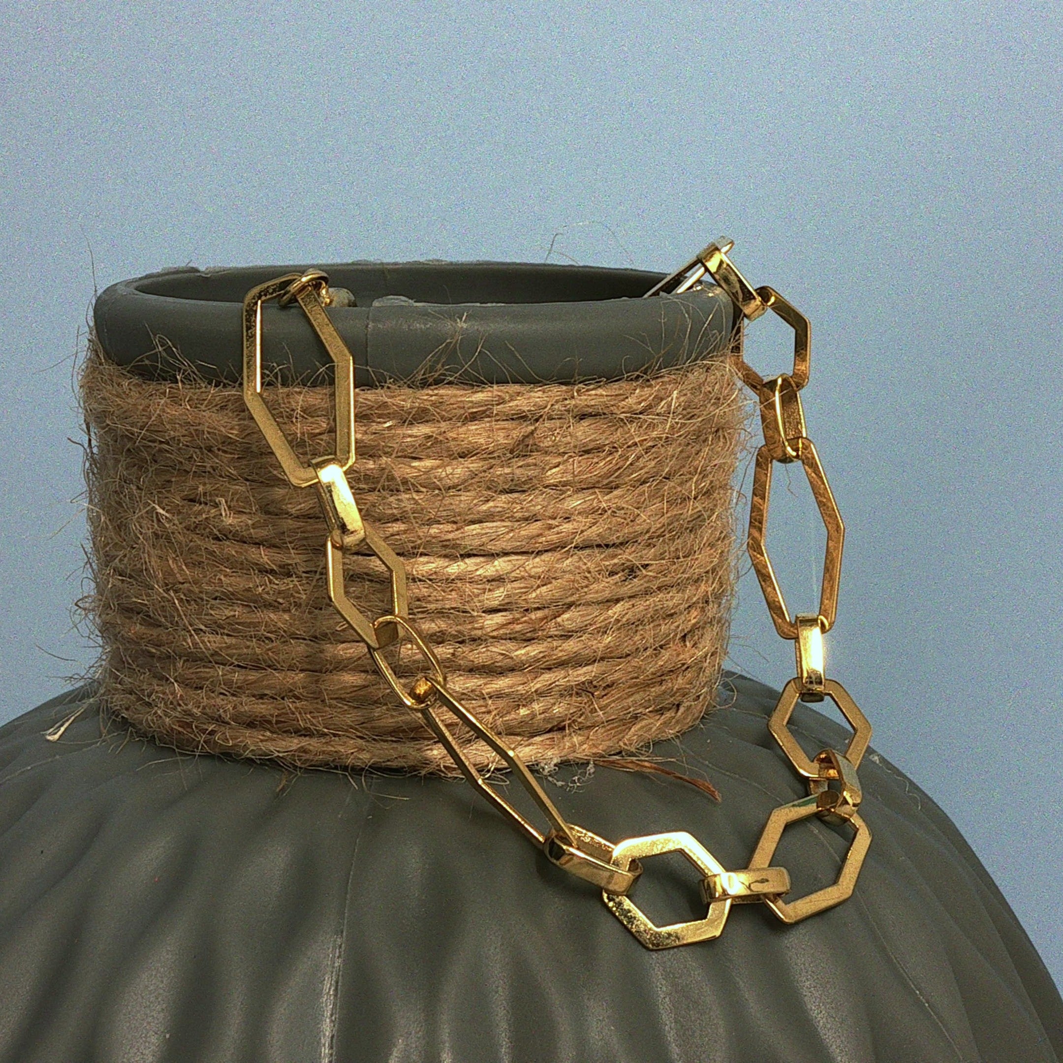 9ct Yellow Gold Elongated Hexagon Link Bracelet