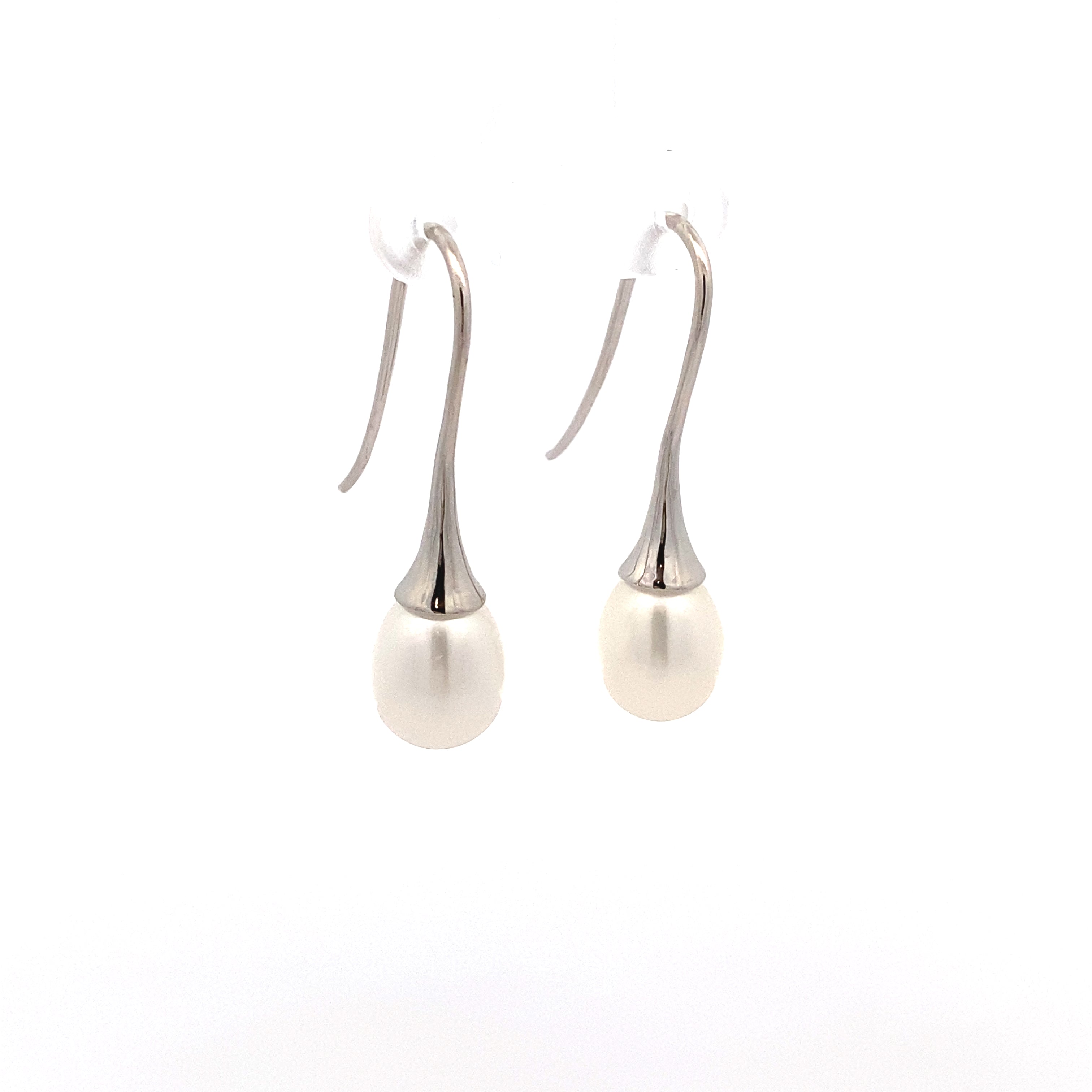 Sterling Silver Freshwater Pearl (long) Drop Earrings
