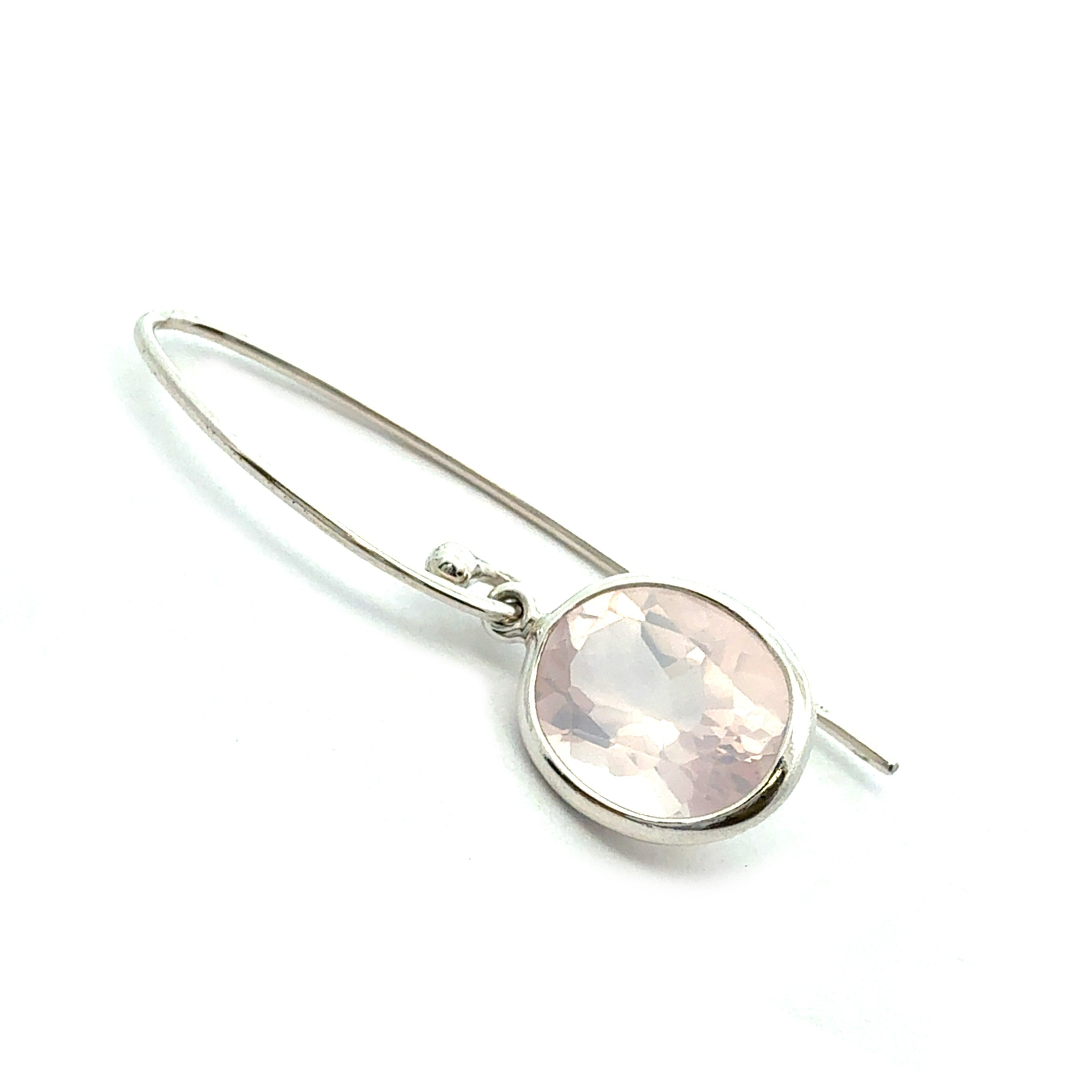 Sterling SilverRose Quartz Earrings