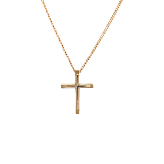 9ct Yellow Gold Cross