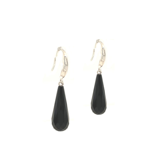 Sterling Silver Onyx Earrings