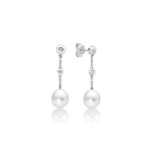 Sterling Silver Freshwater Pearl Earrings