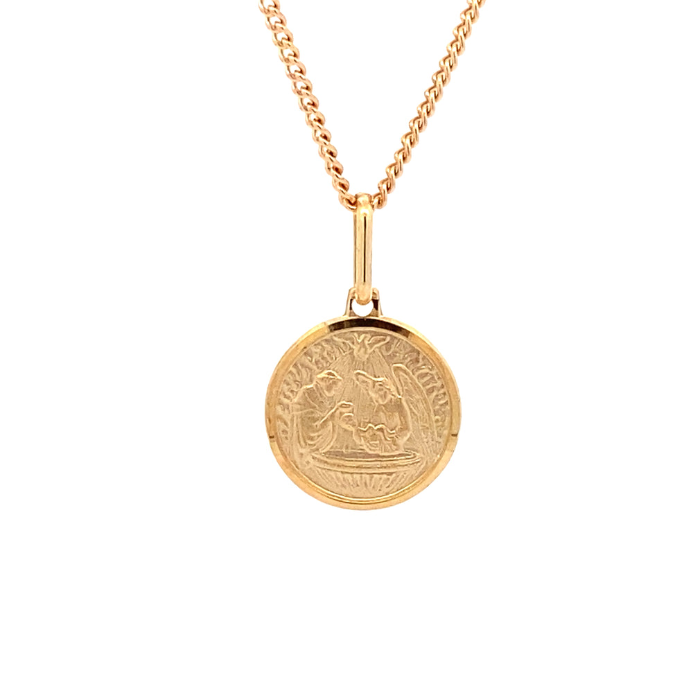 9ct Baptismal Medallion
