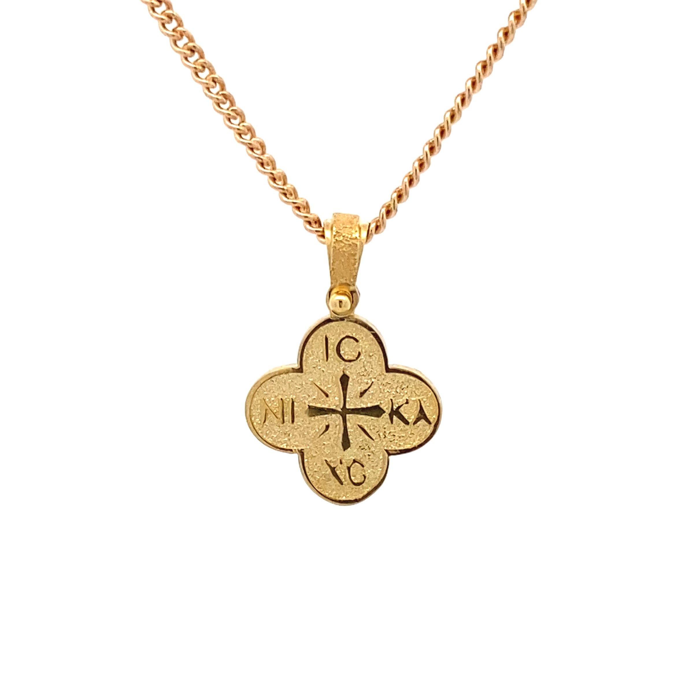 9ct Yellow Gold Orthodox Medallion