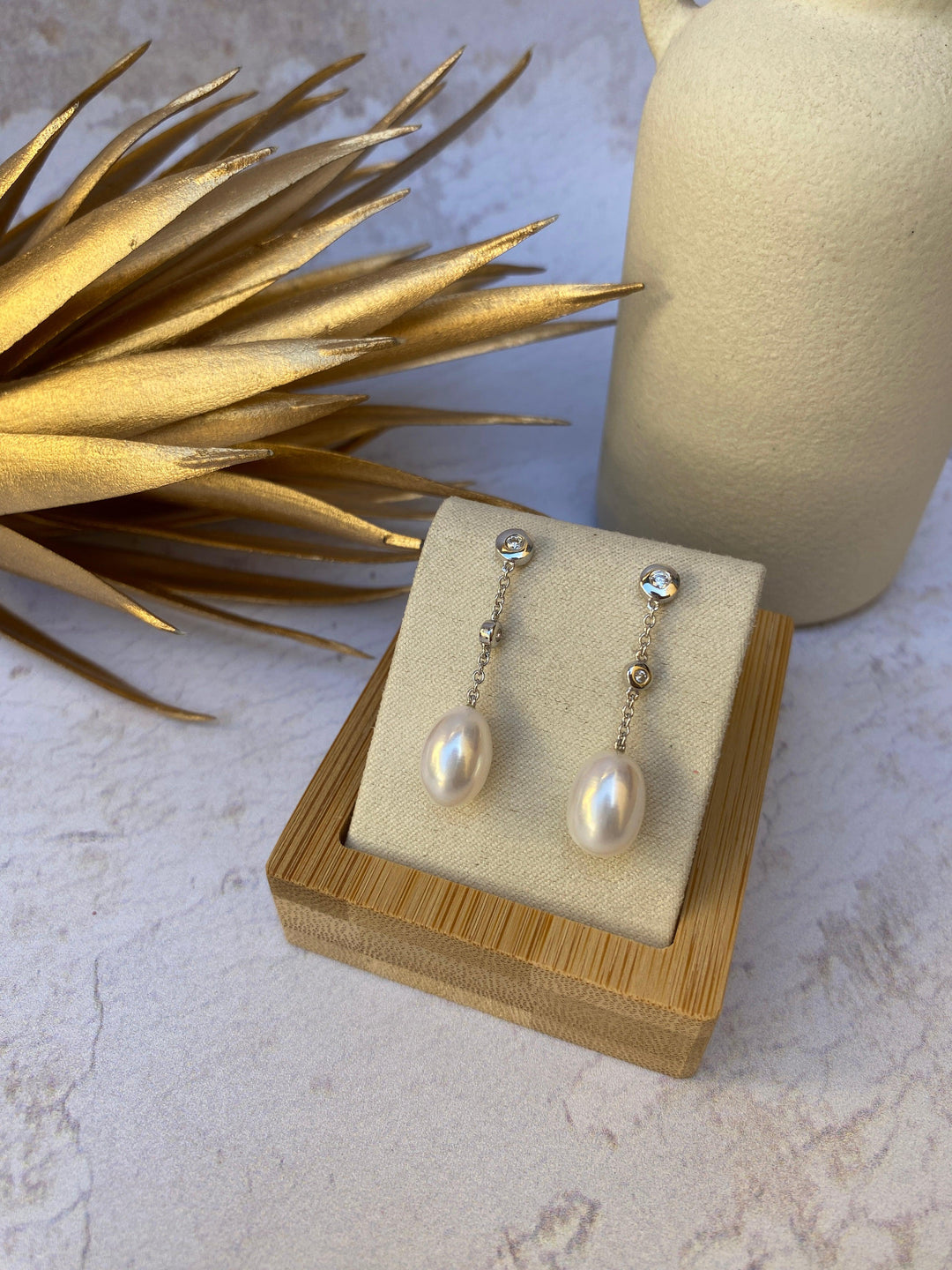 Sterling Silver Freshwater Pearl Earrings