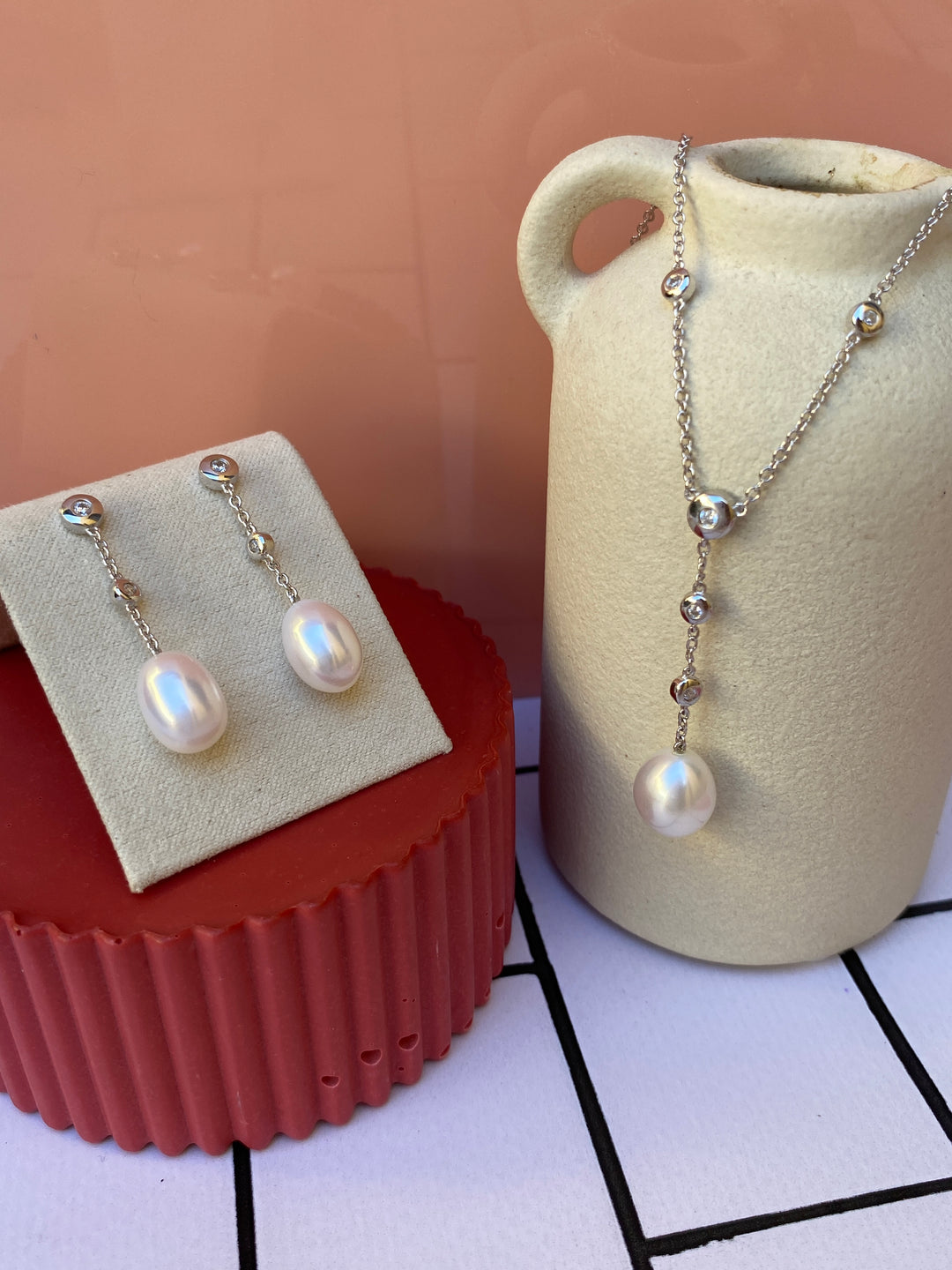 Sterling Silver Freshwater Pearl Earrings