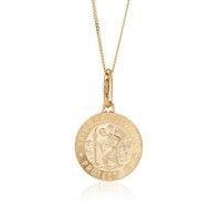 18ct / 9ct Yellow Gold Saint Christopher Medallion