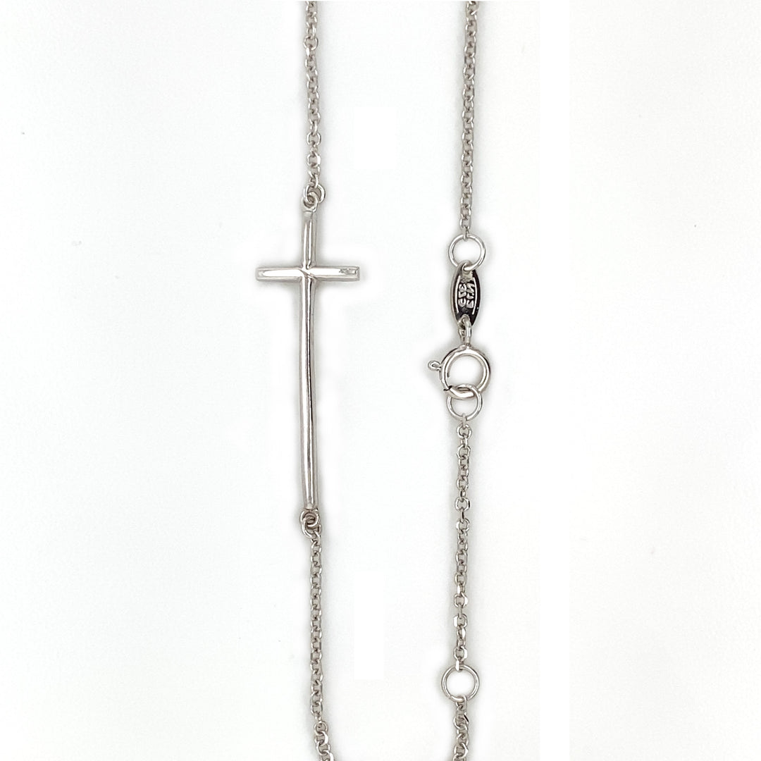 9ct Gold Cross Bracelet