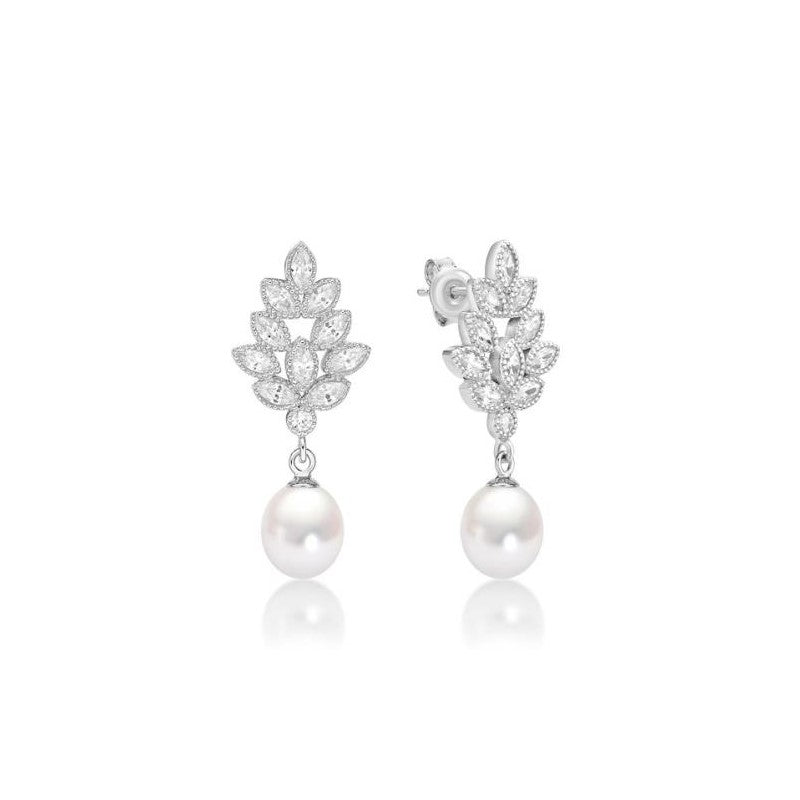 Sterling Silver Fresh Water Pearl Earrings