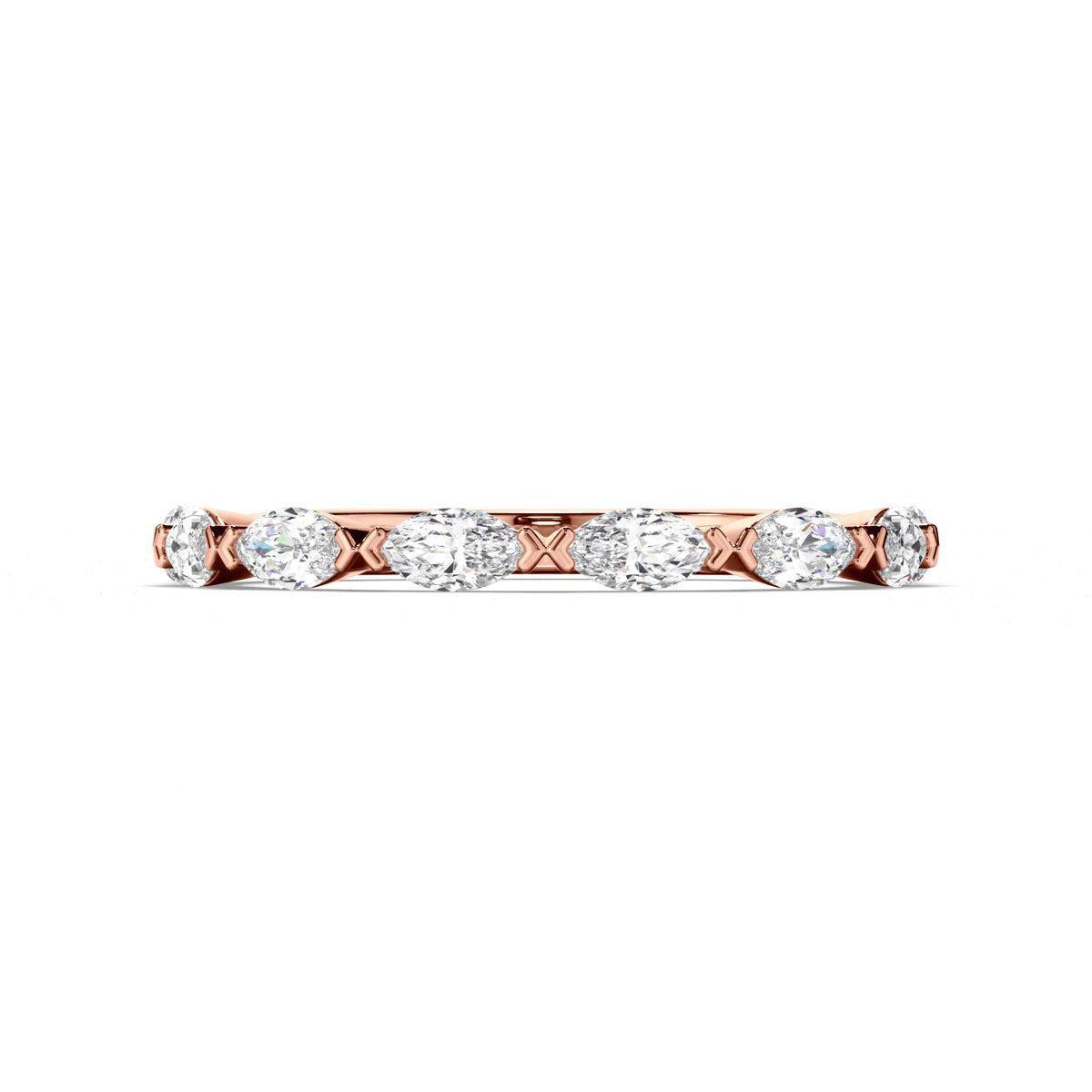 Marquise Cut Diamond Wedding Ring