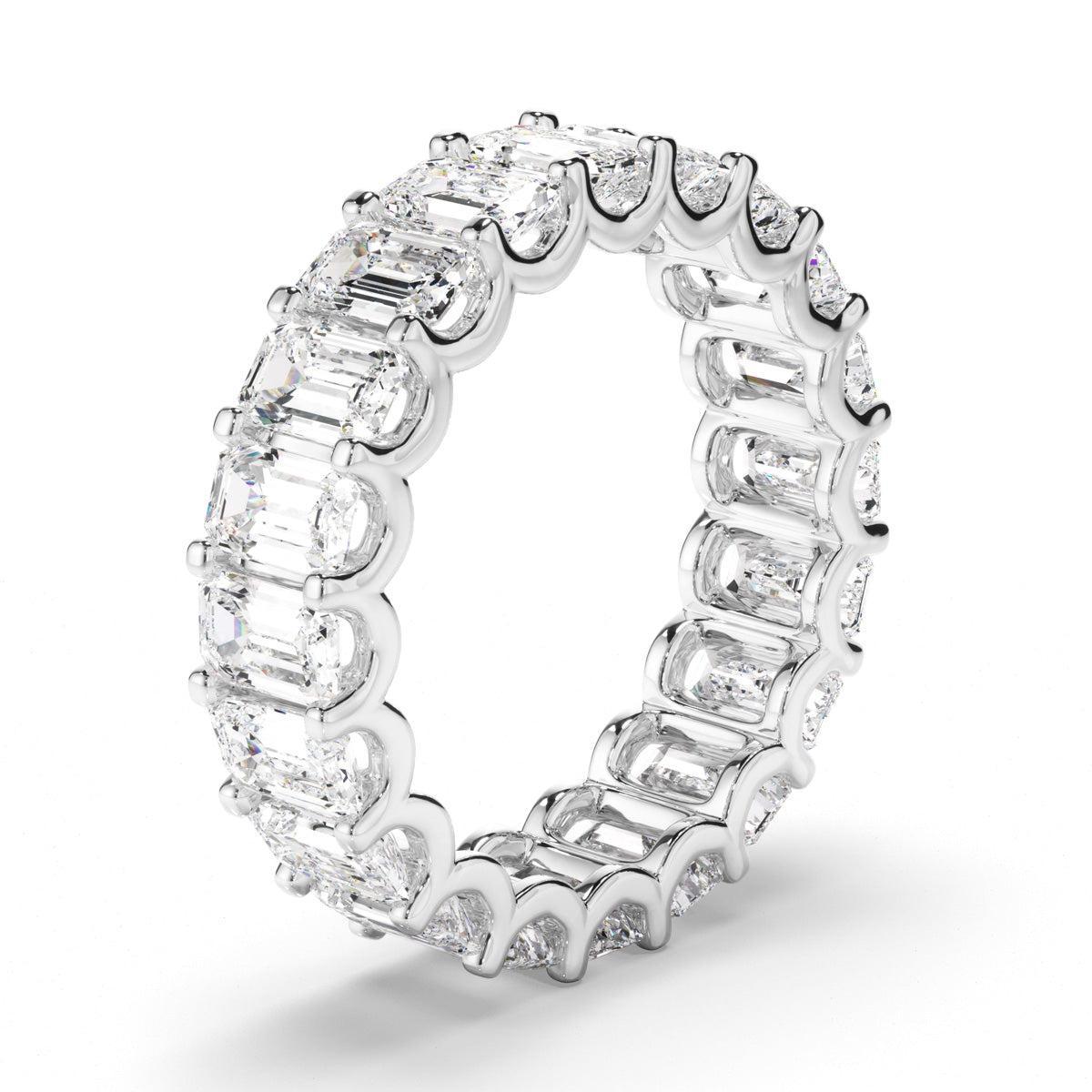 Emerald Cut Diamond Eternity Ring