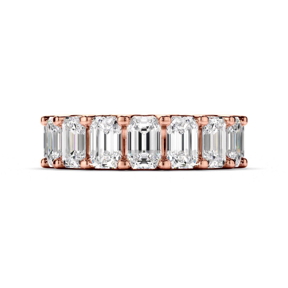 Emerald Cut Diamond Eternity Ring