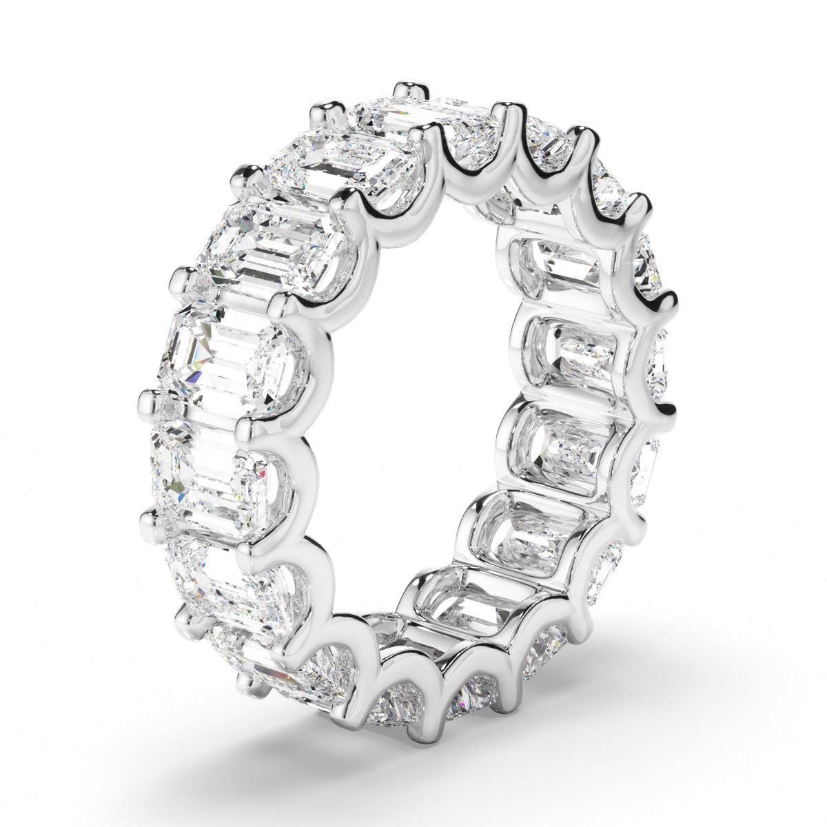 Emerald Cut Diamond Eternity Ring