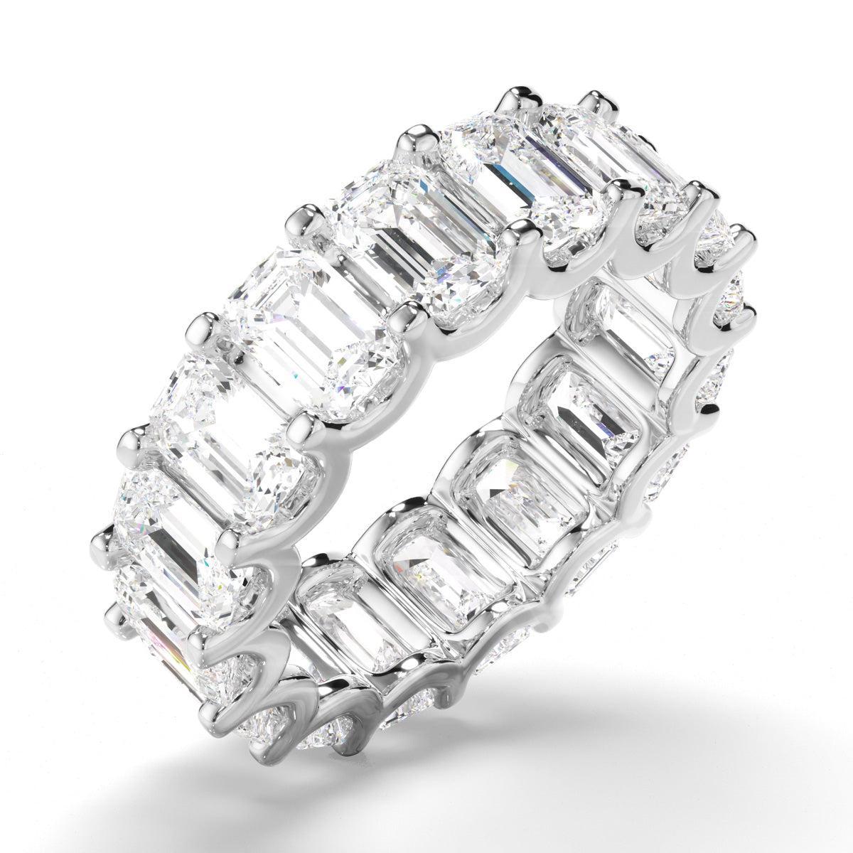 Emerald Cut Diamond Eternity Ring