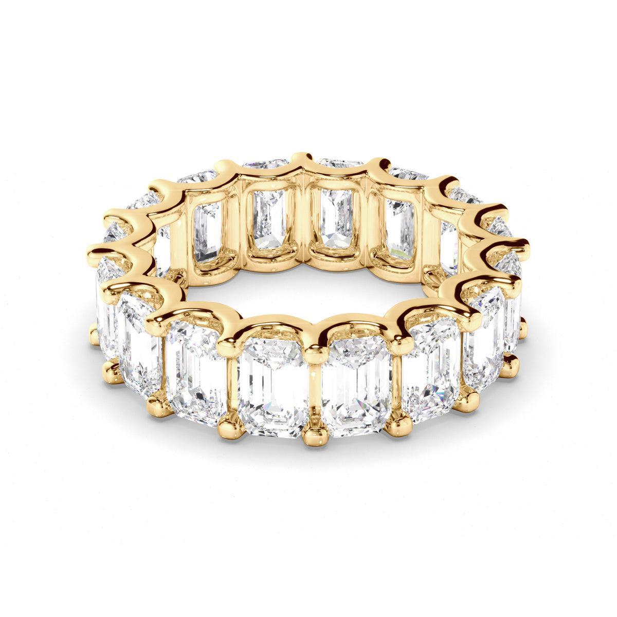 Emerald Cut Diamond Eternity Ring