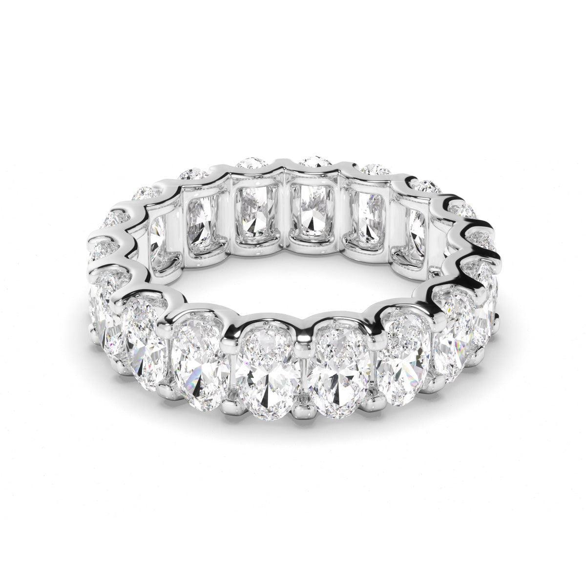 Oval Cut Diamond Eternity Ring