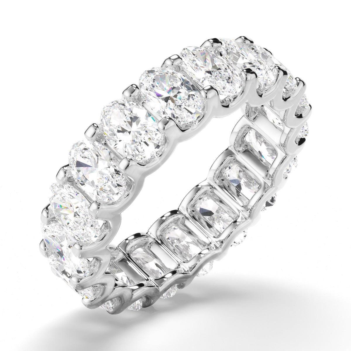 Oval Cut Diamond Eternity Ring