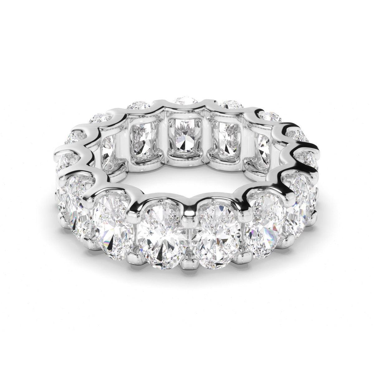 Oval Cut Diamond Eternity Ring