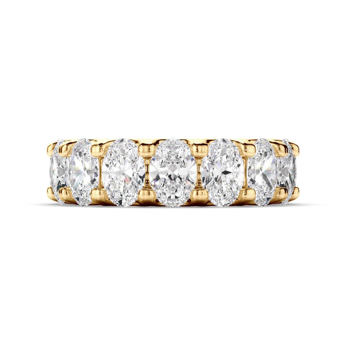 Oval Cut Diamond Eternity Ring