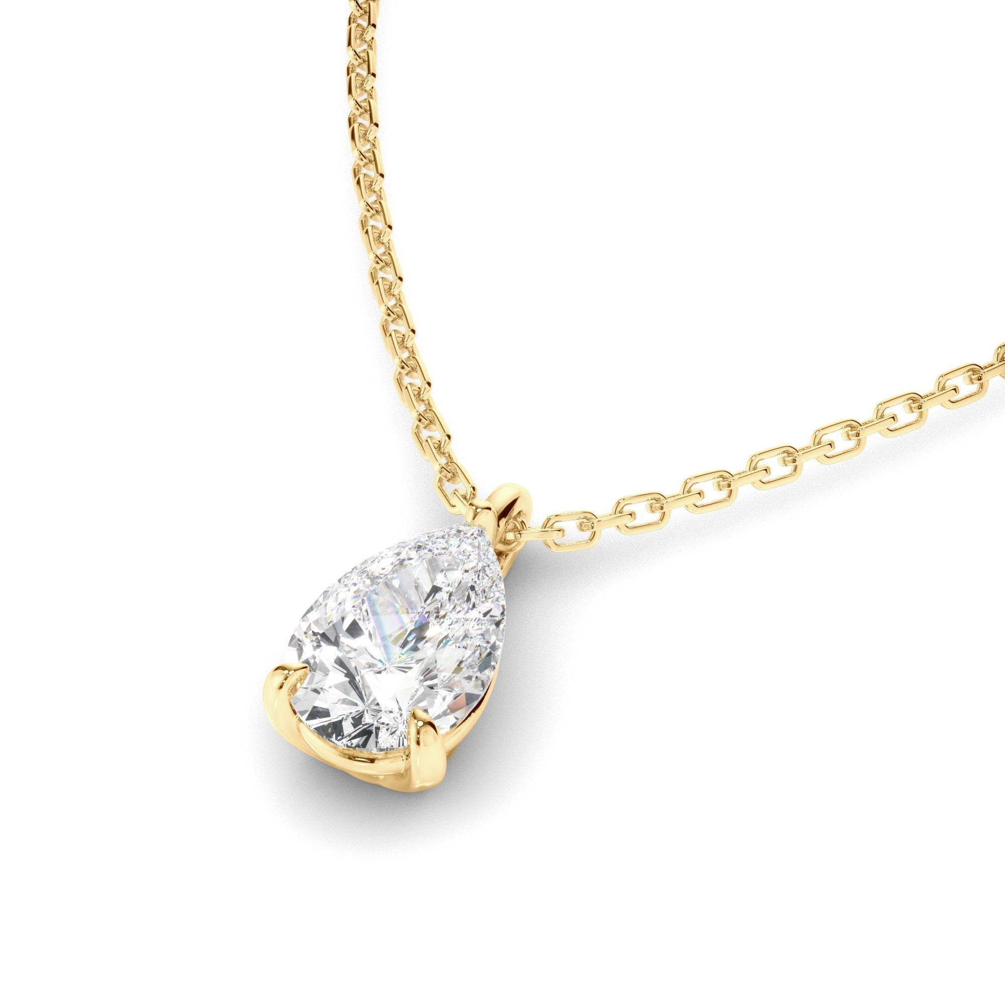 Pear Cut Diamond Pendant