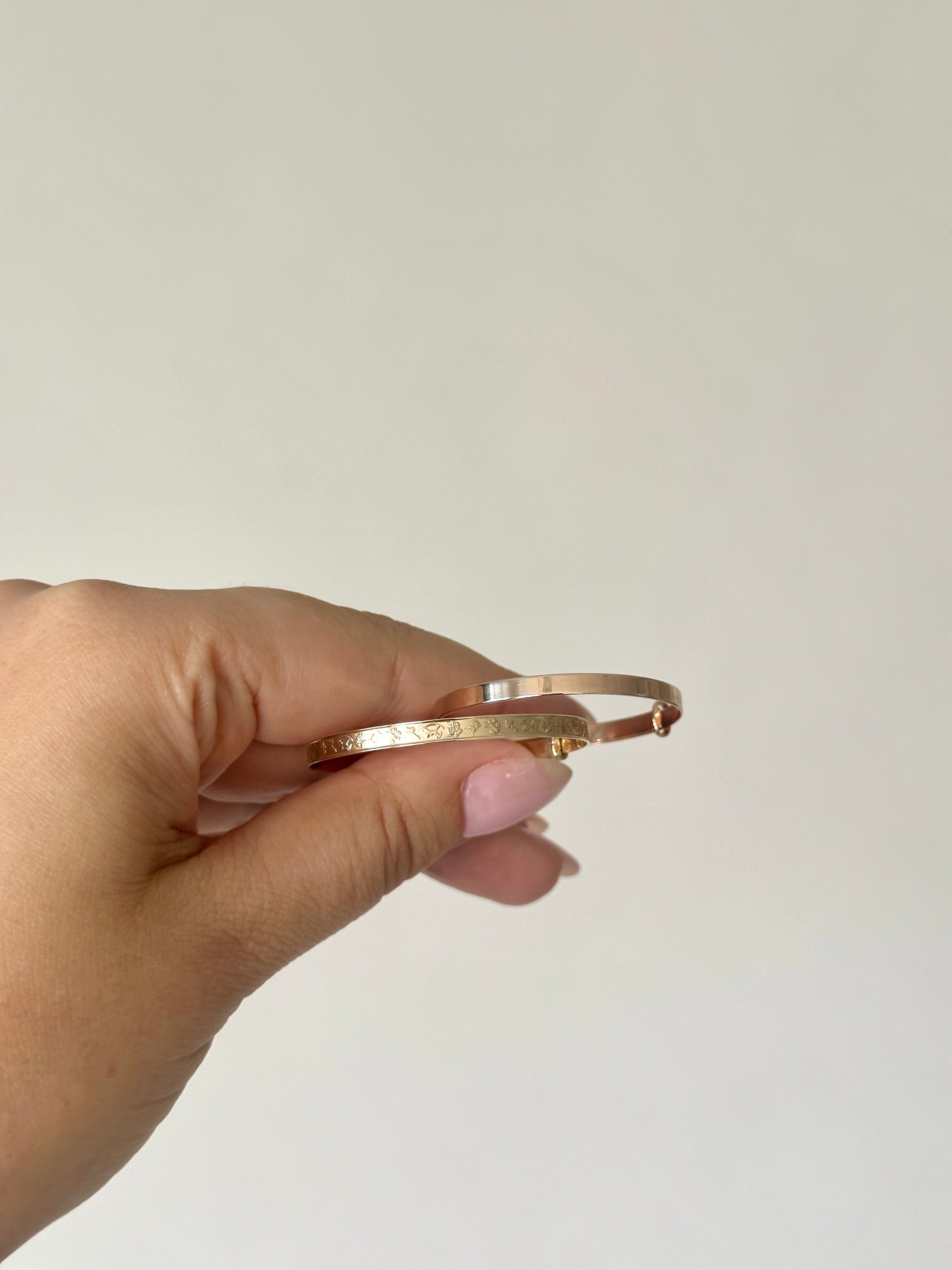 9ct Gold Baby Bangle