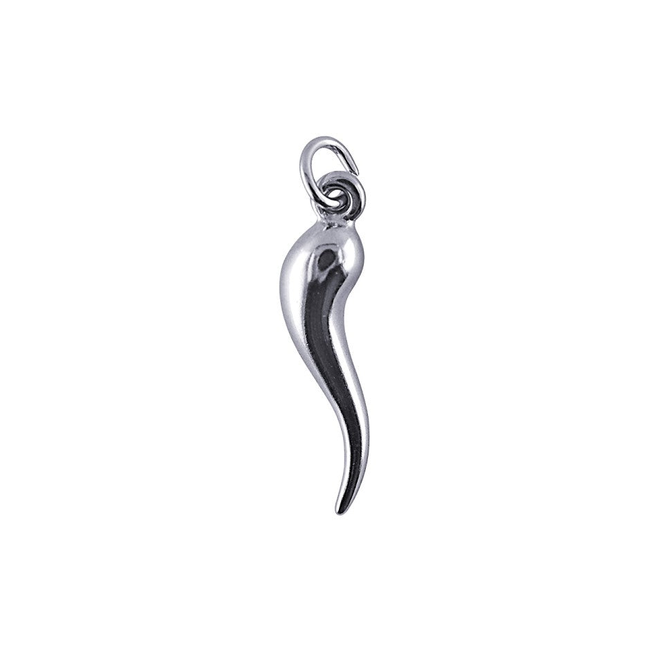 Gold or Sterling Silver Horn of Plenty (Corno / Cornicello) Pendant (Large)