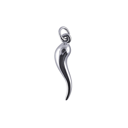 Gold or Sterling Silver Horn of Plenty (Corno / Cornicello) Pendant (Large)
