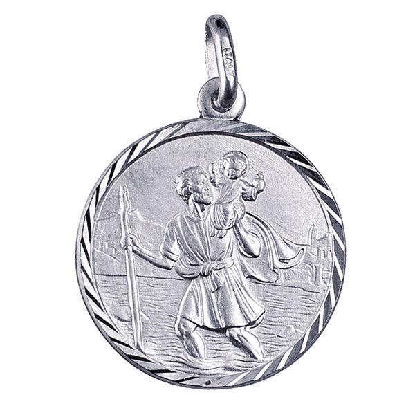 Sterling Silver Saint Christopher Medallion (Various Sizes)