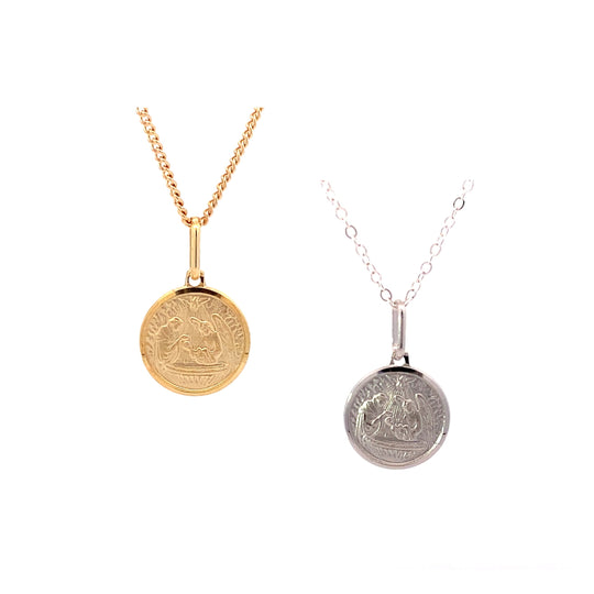 9ct Baptismal Medallion