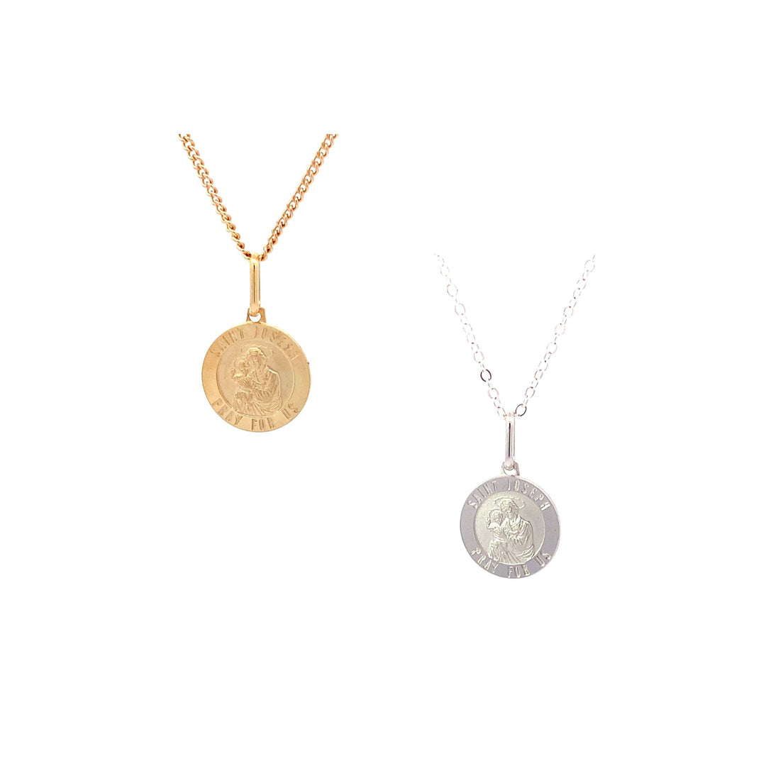 9ct Gold Saint Joseph Medallion