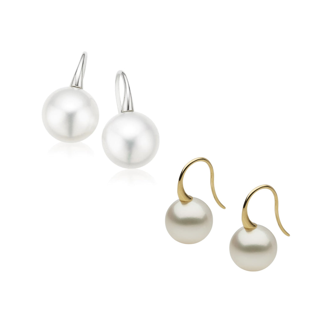 18ct Gold Autore South Sea Pearl Earrings
