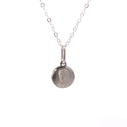 18ct/9ct Gold Mother Mary / Madonna Medallion