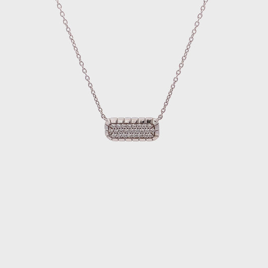 Sterling Silver Cubic Zirconia Necklace