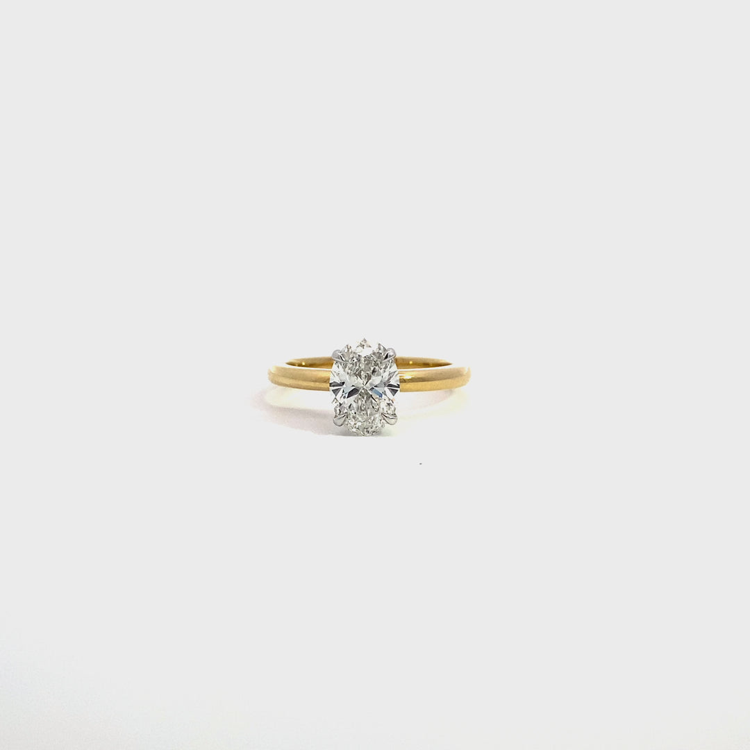 18ct Gold 1.5ct Grown Diamond Engagement Ring