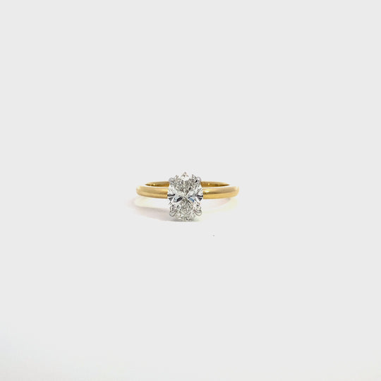 18ct Gold 1.5ct Grown Diamond Engagement Ring
