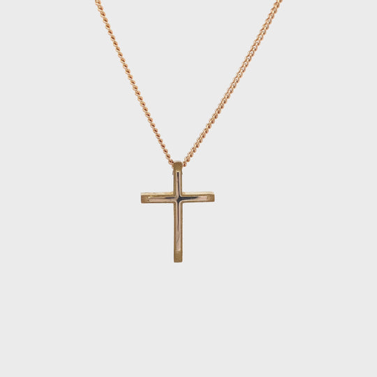 9ct Yellow Gold Cross