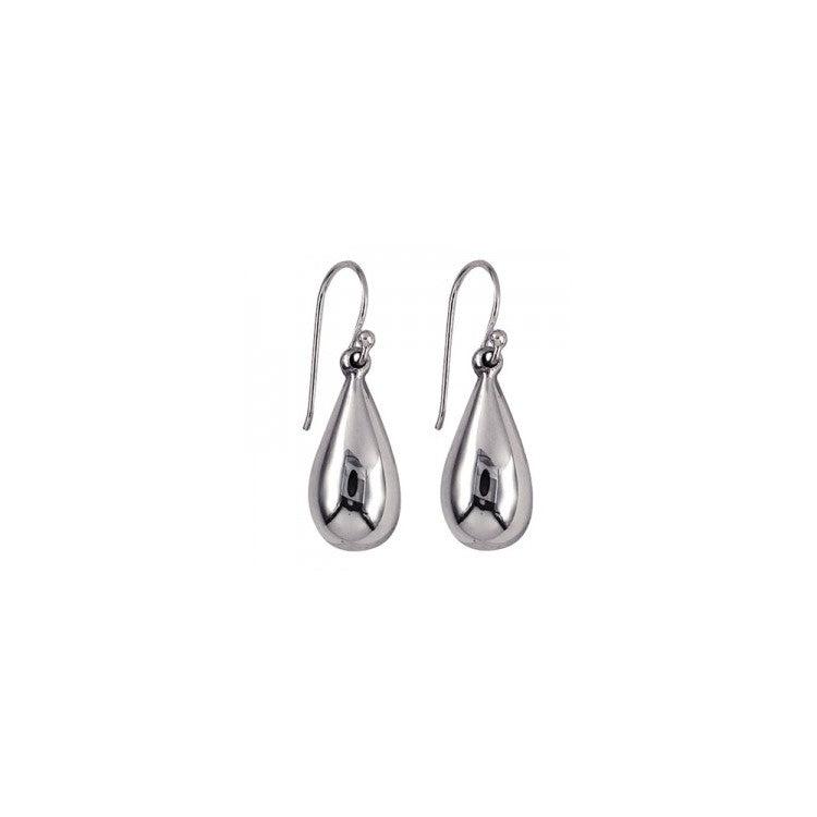 Silver Large Plain Teardrop Earwires - 20026417