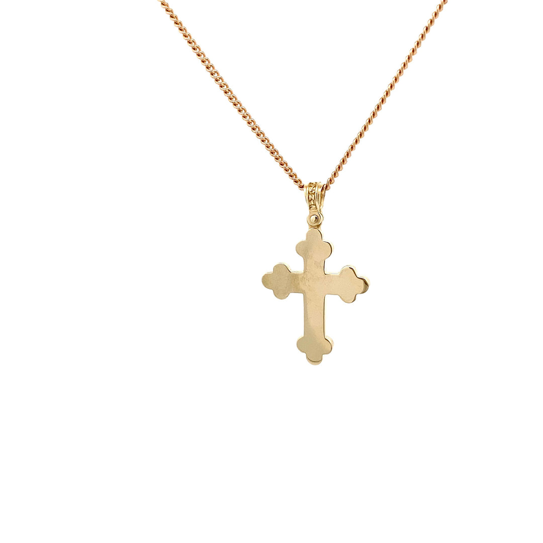 9ct Yellow Gold Byzantine / Orthodox Cross