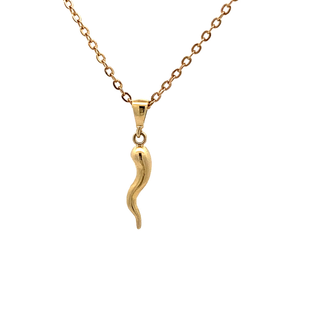9ct Yellow Gold Horn of Plenty Pendant (Small)