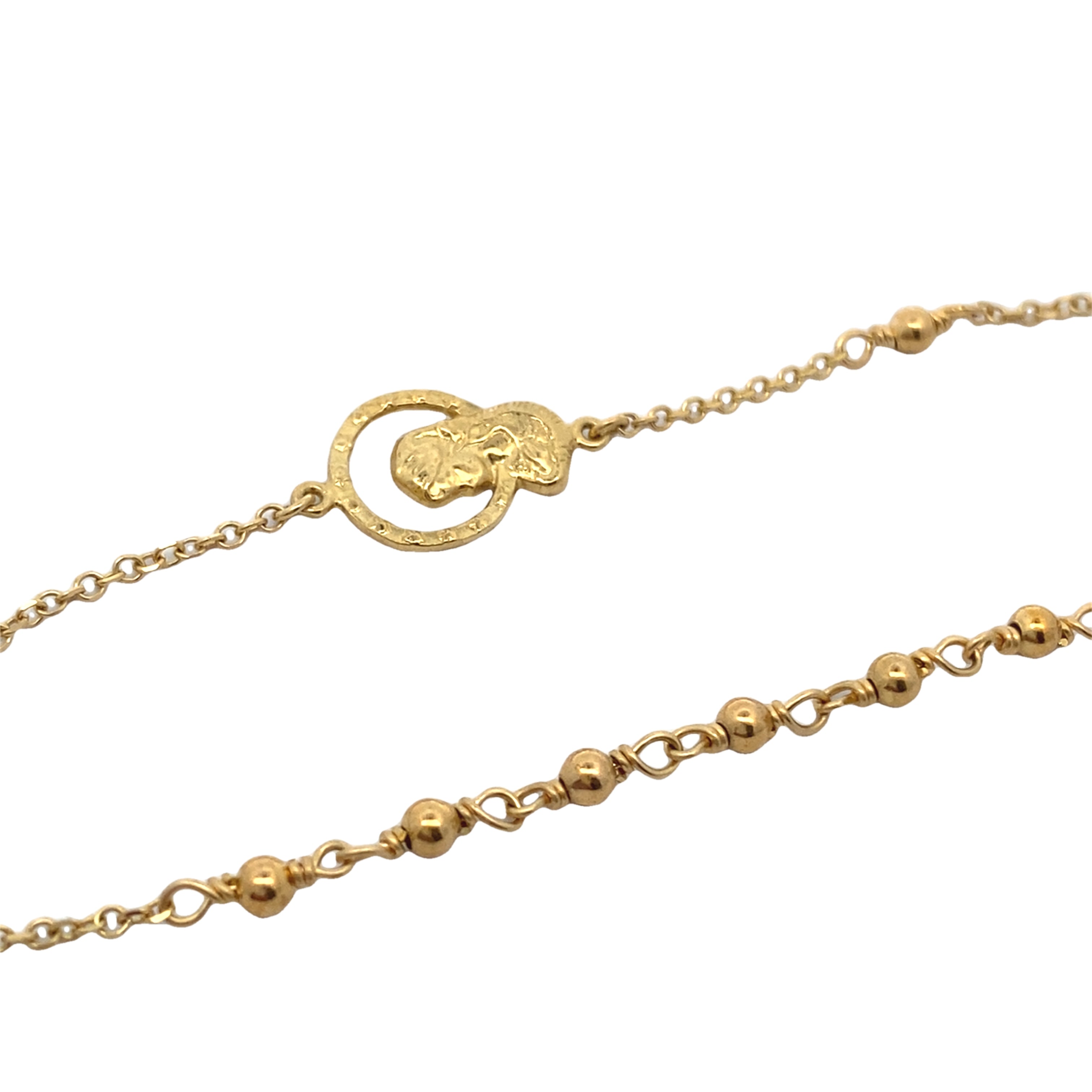 9ct Gold Rosary Bracelet
