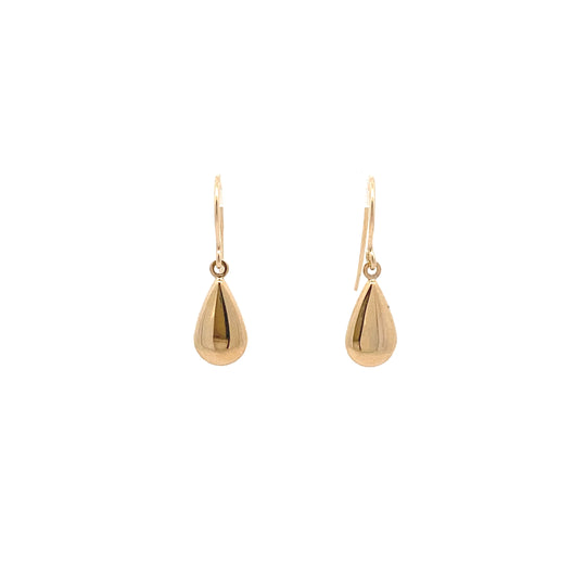 9ct Gold Teardrop Earrings