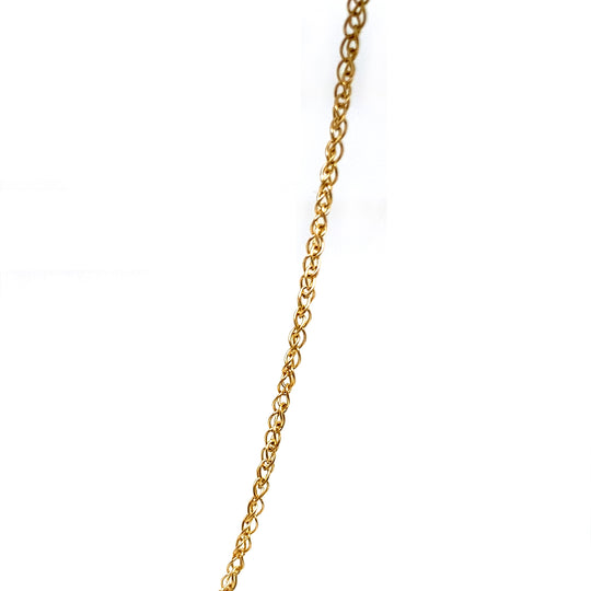 9ct Yellow Gold 1.4mm Foxtail Chain