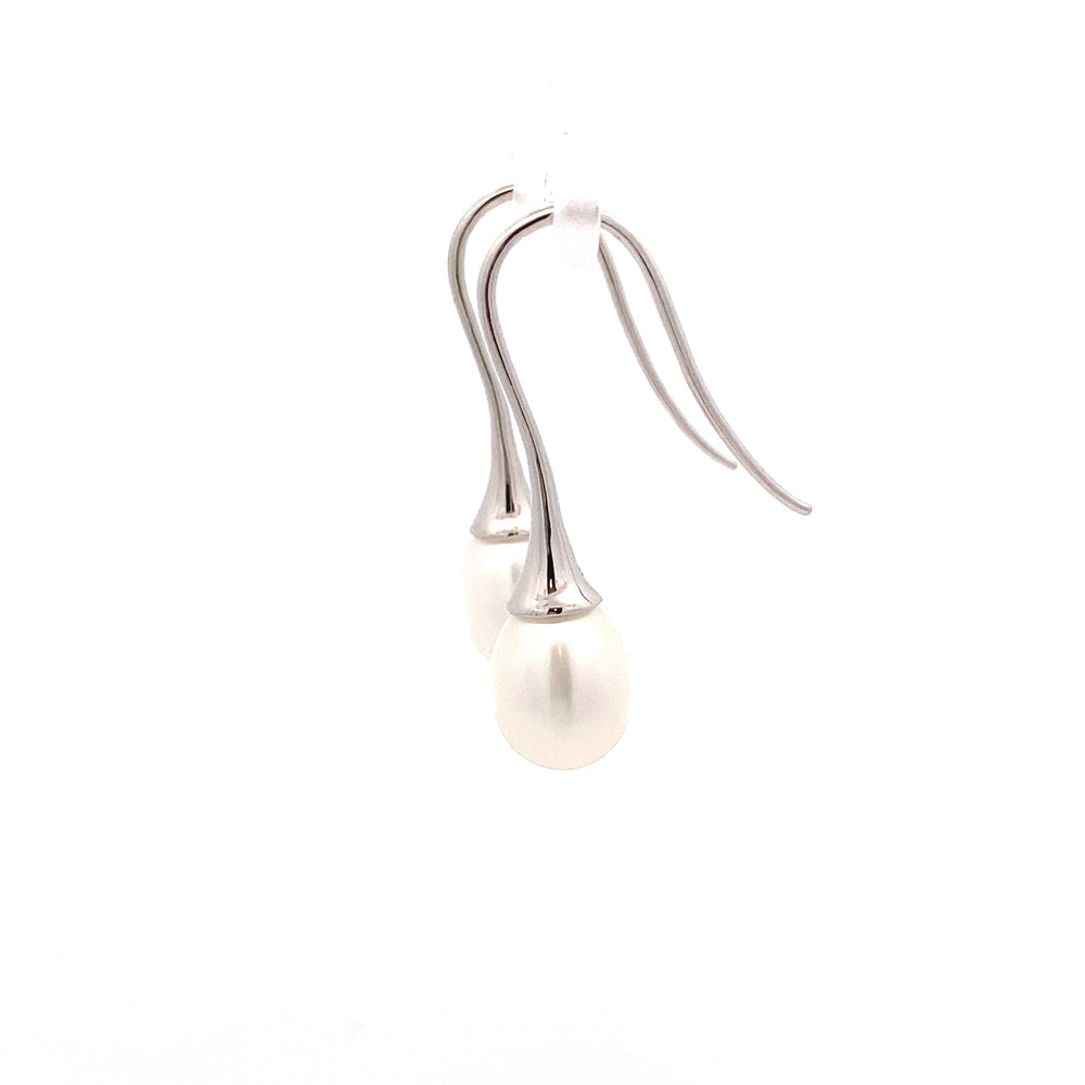 Sterling Silver Freshwater Pearl (long) Drop Earrings