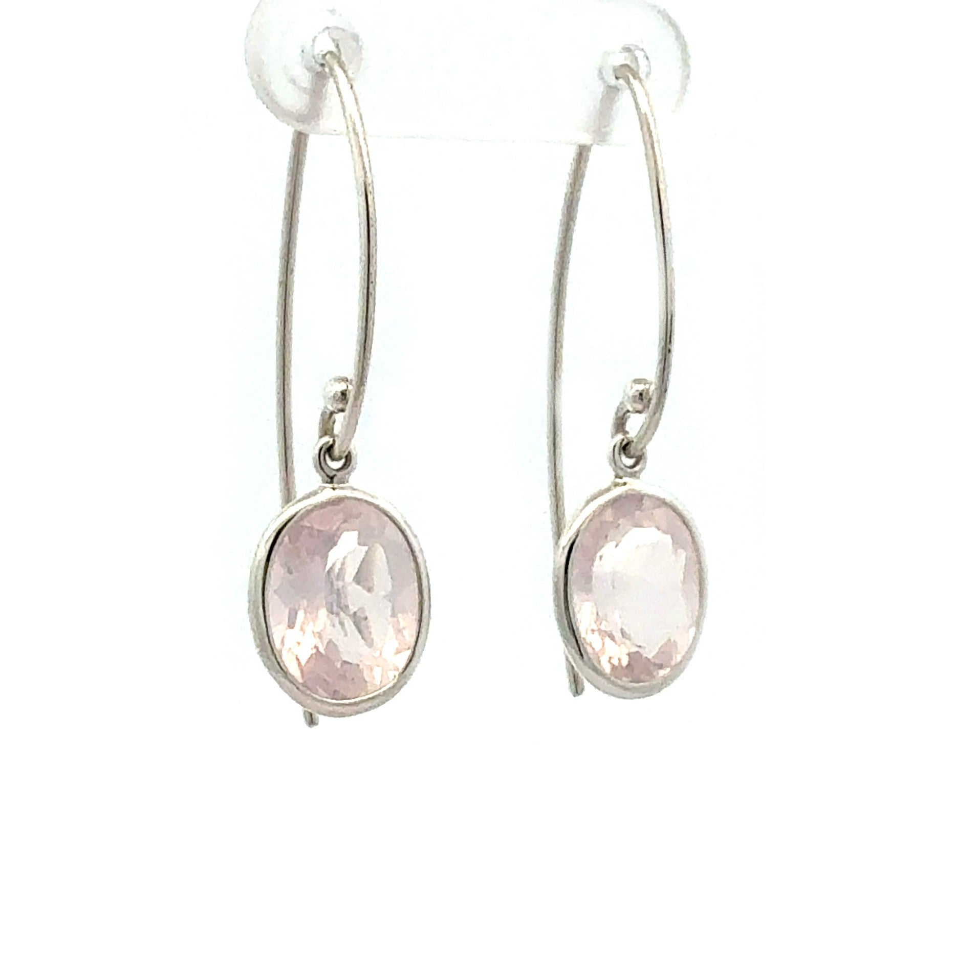 Sterling SilverRose Quartz Earrings