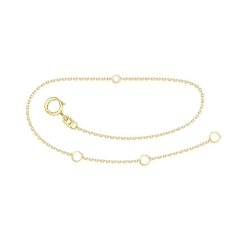 9ct Yellow Gold Birthstone Bracelet – 12 Birthstones Available