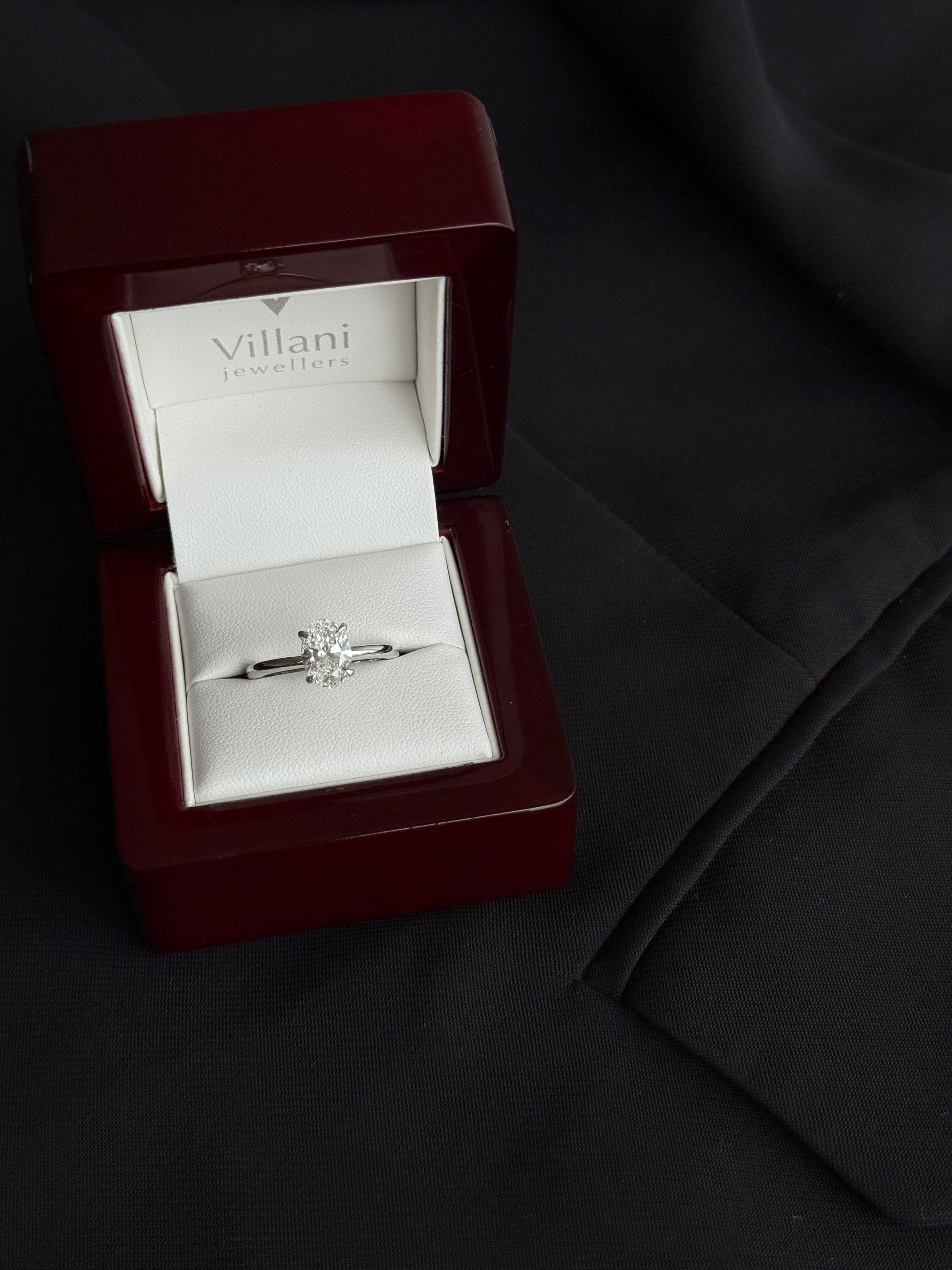 18ct Gold 1.5ct Grown Diamond Engagement Ring