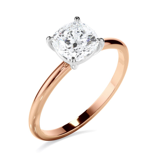 [TEST] Cushion Cut Diamond Solitaire Engagement Ring