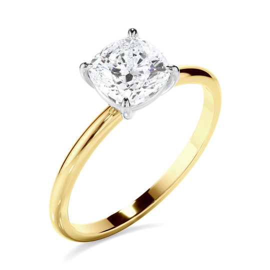 [TEST] Cushion Cut Diamond Solitaire Engagement Ring